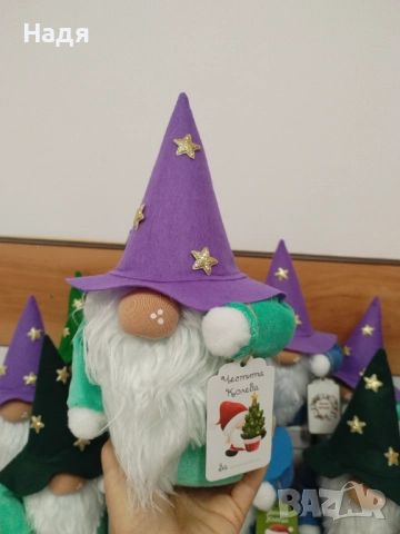 Коледен гном джудже ръчно изработени, снимка 2 - Коледни подаръци - 52451593