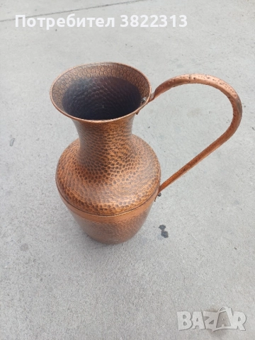 Ваза медна кована,ръчна изработка