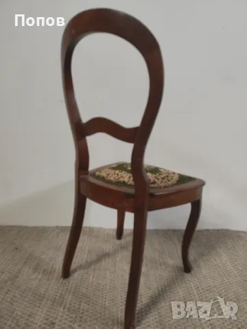 Старинен стол, снимка 2 - Столове - 48169679