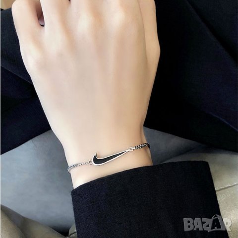Сребърна гривна /Nike/, снимка 2 - Гривни - 34909106