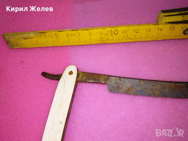 Старинен НЕМСКИ РЯДЪК КОЛЕКЦИОНЕРСКИ БРЪСНАЧ 43164, снимка 13 - Колекции - 44010410