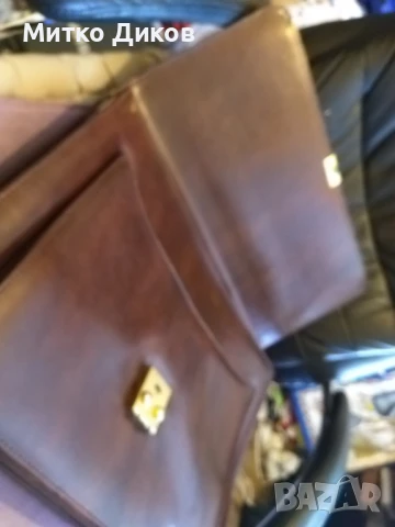 Мъжка чанта естествена кожа за ръка и през рамо маркова на Маркоболо 42х30х15см нова заключване, снимка 11 - Чанти - 51008882