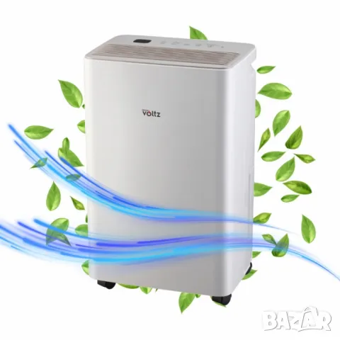 Обезвлажнител Voltz, за помещения до 45 м², LED дисплей, Таймер, Йонизатор, снимка 4 - Други - 50100122