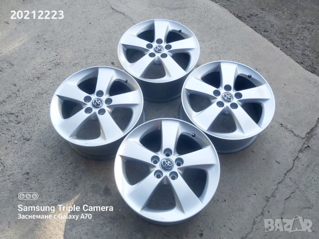 4 броя алуминиеви джанти за Toyota Auris,Toyota Corolla 17, снимка 8 - Гуми и джанти - 50884545