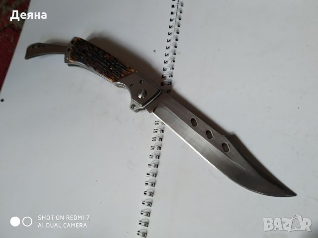 № 60 Сгъваем Ловен  нож, снимка 3 - Ножове - 27569813
