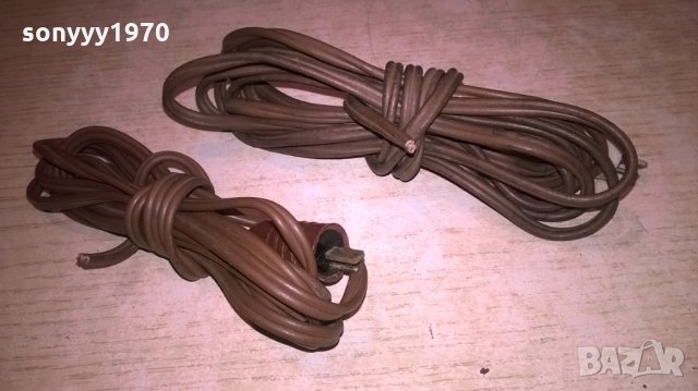 *кабели за тонколони с букси-2брх2.5м-внос франция, снимка 2 - Тонколони - 26782589