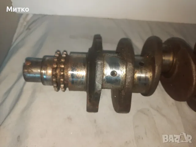Ретро колянов вал с бутала и биели за 6 цилиндров редови двигател за Мерцедес мотор М 180 , снимка 3 - Части - 49062140