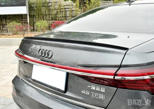 Спойлер за багажник за Audi A6 C8 (2019+) - S4 Style - черен гланц, снимка 2 - Аксесоари и консумативи - 43306699