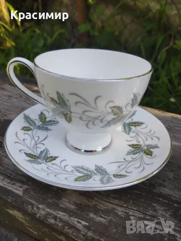 Royal Tuscan - Rondeley Наистина елегантни чаши с чинийки от тоскански костен порцелан 15 лв. за бр.