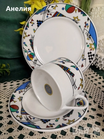 4 тройни сета фигурални шарки от Германия , снимка 4 - Чаши - 52207181