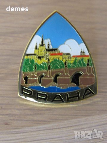 Значка от Прага, Карлов мост, Чехия-2, снимка 4 - Други ценни предмети - 28542715