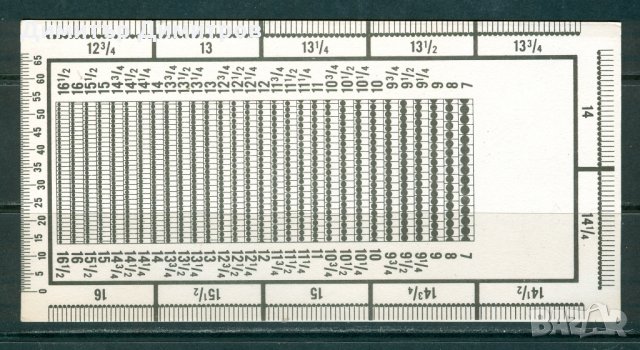 "Зъбомер"-измерване вида перфорация на пощенски марки, снимка 2 - Филателия - 28979629