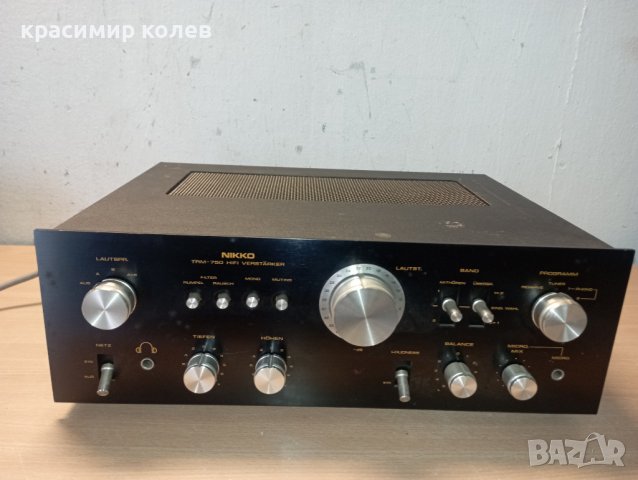 усилвател "NIKKO TRM-750", снимка 6 - Ресийвъри, усилватели, смесителни пултове - 43078132