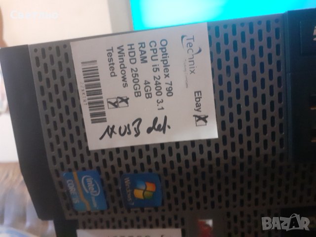 Мощен марков компютър Dell optiplex 790 Intel i5, снимка 1 - Работни компютри - 44120813