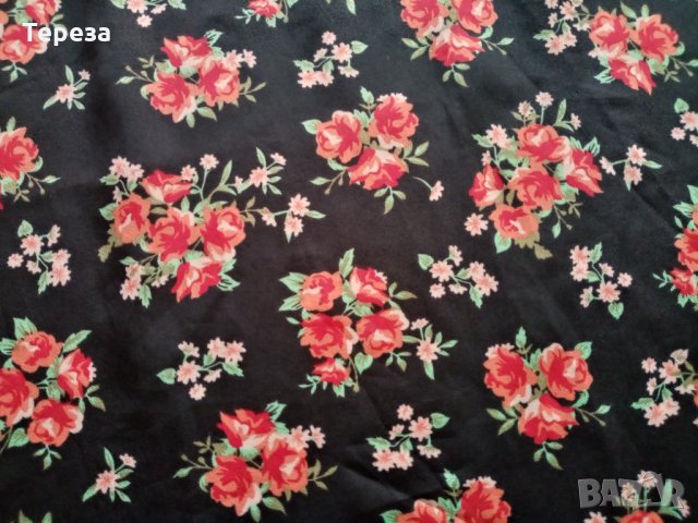 🆕 Черна туника с рози/ XXL🌹 , снимка 2 - Туники - 29058372