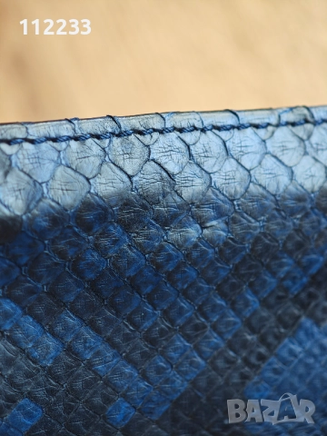 Змийска кожа портфейл, снимка 4 - Портфейли, портмонета - 51563881