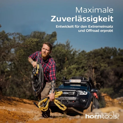 Електрическа лебедка horntools Beta 12V, 900 кг, дистанционно, стоманено въже, снимка 6 - Аксесоари и консумативи - 53295300