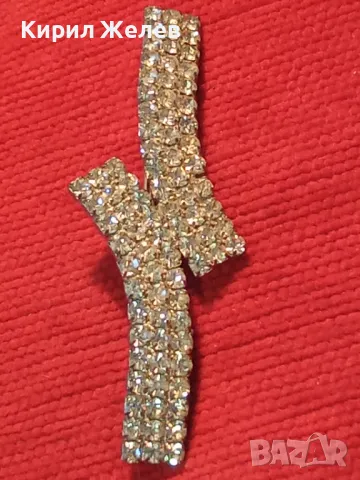 ЕФЕКТНА ШАРМАНТНА АРТИСТИЧНА ПОСРЕБРЕНА ШНОЛА ФИБА За КОСА с ФАСЕТИРАНИ ИСКРЯЩИ КРИСТАЛИ 26460, снимка 9 - Аксесоари за коса - 48842480