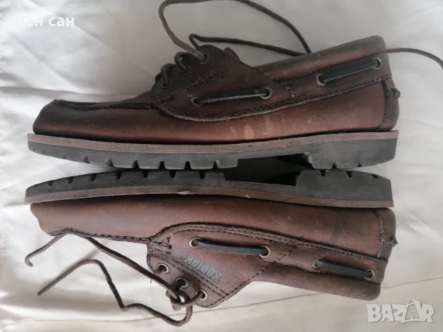 шита кожа обувки KODIAK есен зима, снимка 2 - Мокасини - 47311511