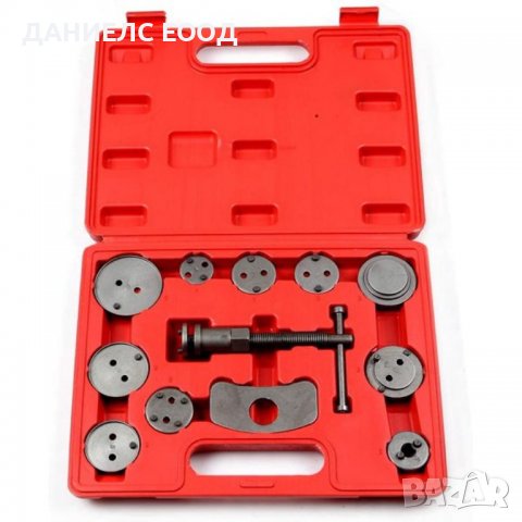 Комплект инструменти за смяна на накладки - 12 части