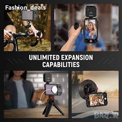 Нова Клетка за телефон NEEWER за iPhone 14 Pro Max стабилизатор Айфон, снимка 8 - Аксесоари за Apple - 40671572