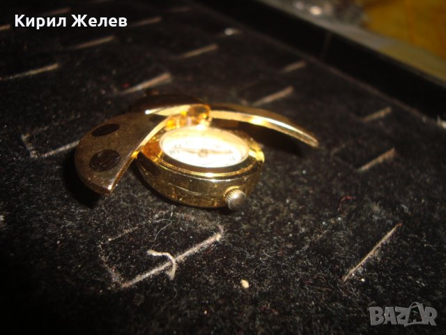 ПОЗЛАТЕНА БРОНЗОВА КАЛИНКА - ЧАСОВНИК АРТ МЕДАЛЬОН МНОГО КРАСИВ 21911, снимка 5 - Дамски - 32776885