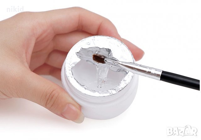 Lina Лина gel Ув гел за изграждане изграждащ на нокти маникюр бял розов прозрачен, снимка 5 - Продукти за маникюр - 32625653