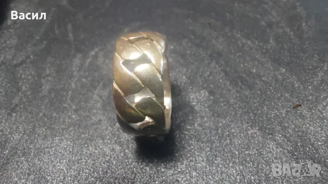 Сребърен дамски пръстен , снимка 3 - Пръстени - 48028236