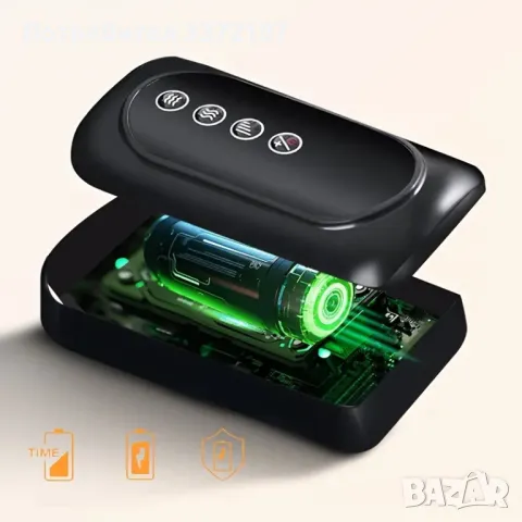 3-в-1 Регулируем масажор за крака с опора за коляното, презареждаща се компресия,USB зареждане, снимка 5 - Масажори - 48097534