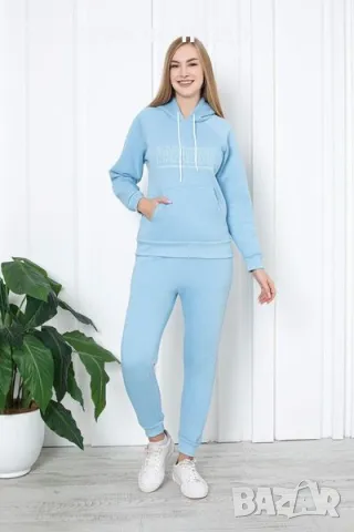 Дамски иватиран спортен комплект - 2 налични цвята Код D1240, снимка 3 - Спортни екипи - 47781858