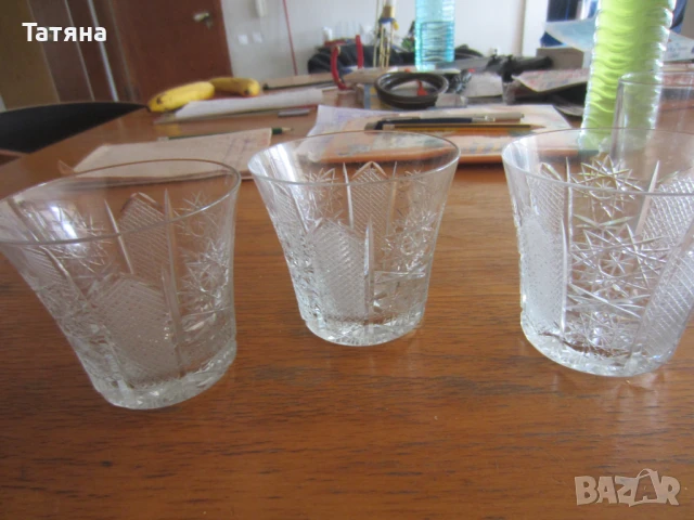 ЧАШИ кристални, снимка 15 - Сервизи - 12614242
