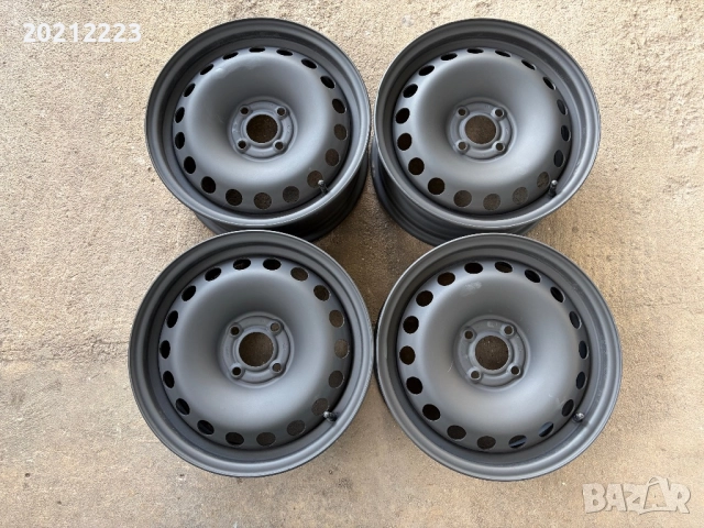 4 броя железни джанти за Renault Megane II 15, снимка 3 - Гуми и джанти - 52549049