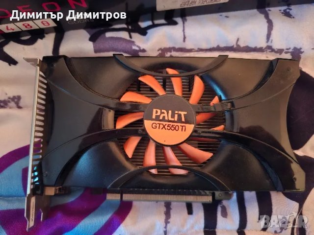 Видео карта Palit GeForce GTX 550 Ti GPU, снимка 2 - Видеокарти - 50414201