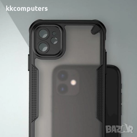 Калъф силикон Defender Matt / Черна - рамка / за iPhone 17 Pro Max 6.9 Баркод : 3133252, снимка 2 - Калъфи, кейсове - 52526441