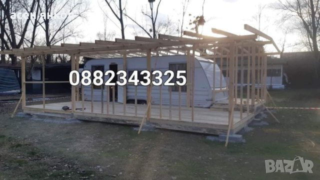 Дървени навеси за каравани в Ремонти на покриви в гр. Бургас ...