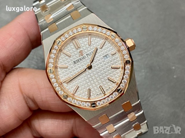 Дамски часовник Audemars Piguet Royal Oak Ladies с швейцарски механизъм, снимка 2 - Дамски - 43697532