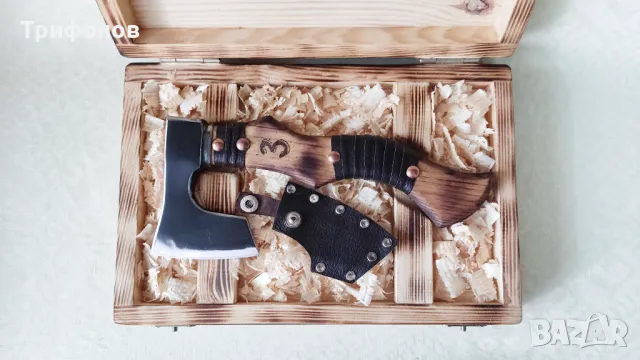 Персонализирана брадвичка с кутия - ръчна изработка, снимка 2 - Колекции - 47321437