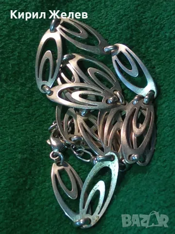 ЧУДЕСНО ИЗИСКАНО СТИЛНО АЖУРНО СРЕБЪРНО КОЛИЕ СРЕБРО 925 ПРОБА ФЕШЪН АРТ ОГЪРЛИЦА 29250, снимка 14 - Колиета, медальони, синджири - 48481368
