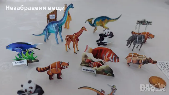 Колекция миниатюрни сглобяеми фигурки от 90-те