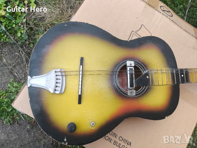 Китара Кремона, електроакустична, за реставрация, снимка 4 - Китари - 53241872