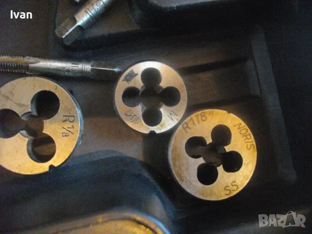 РЕЗБОНАРЕЗНИ ПЛАШКИ МЕТЧИЦИ 38 броя РАЗЛИЧНИ SS SSH ПРОФЕСИОНАЛНИ NIPEL NORIS NITEX MEX В КУФАР, снимка 18 - Други инструменти - 48412752