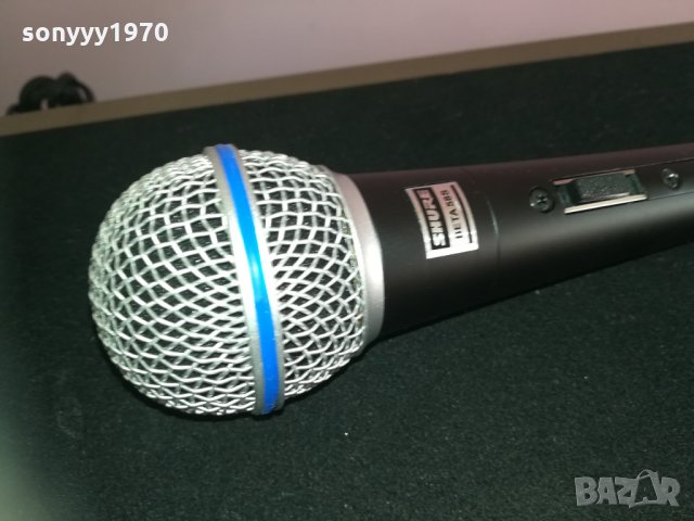 shure beta sm58s-profi mic-внос швеицария 2703211712, снимка 8 - Микрофони - 32325155