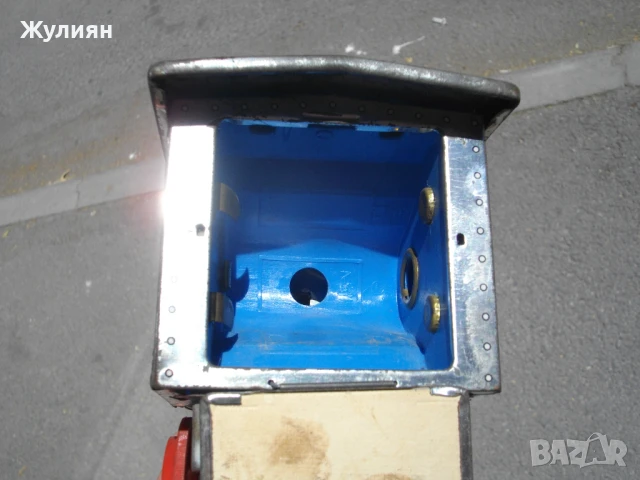 СТАРА ЛАМАРИНЕНА ИГРАЧКА ВЛАК ЛОКОМОТИВ JAPAN, снимка 8 - Антикварни и старинни предмети - 50894000