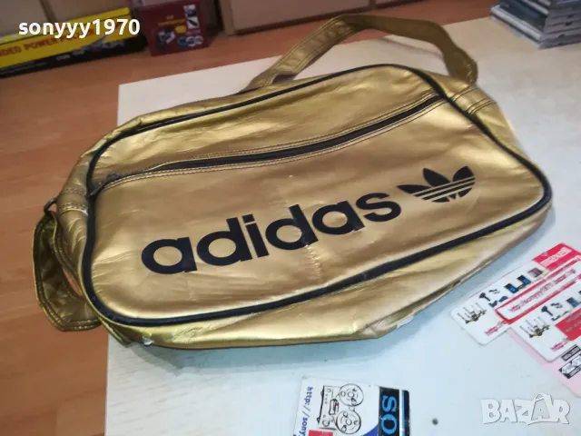 adidas-чанта цвят злато от германия 1212241803, снимка 3 - Чанти - 48324250