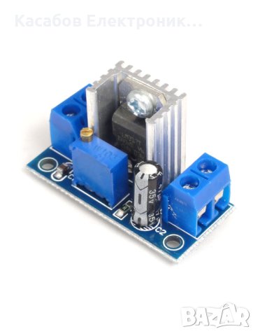 Понижаващ преобразувател LM317 4V-40V 1.5A с регулация