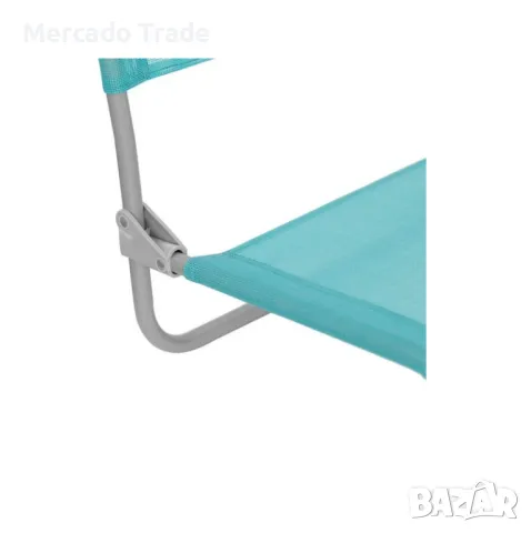 Сгъваем стол Mercado Trade, За къмпинг, плаж, Тюркоаз, снимка 3 - Столове - 49666536