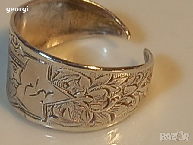 Стар сребърен пръстен , снимка 2 - Пръстени - 39559231