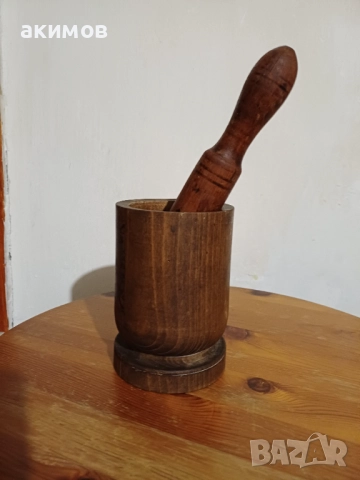 Стар хаван с чукало , снимка 3 - Антикварни и старинни предмети - 52484100