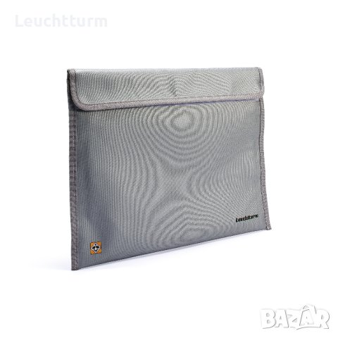 Огнеупорна папка за документи Impervius, сребриста - Leuchtturm