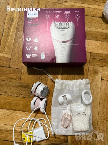 Philips Epilator Series 8000 - епилатор със 7 приставки (нов), снимка 5 - Друга електроника - 52229206